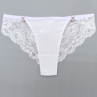 Sous-vêtements pour femmes, 5 tailles européennes S M L XL XXL, culottes hipsters en coton côtelé doux, sexy, dos transparent, culottes pour femmes