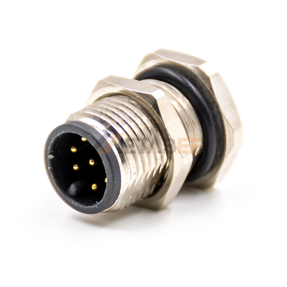 Male Straight PCB Front Mount  (M12X1.0)