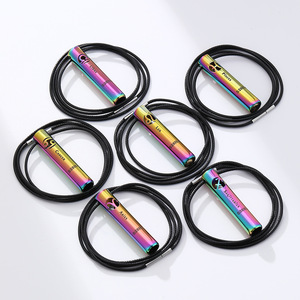 Constelación Diseño Acero Inoxidable meditación 528 Hz silbato colgante collar Anti ansiedad respiración collares - Product Image 5