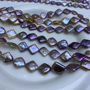 12-16mm White Baroque Natural <b>Freshwater</b> <b>Pearl</b> Loose Irregular Shaped DIY Necklace <b>Bracelet</b> Colorful Beads - Product Image 4