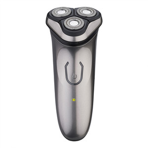มีดโกนหนวดไฟฟ้าแบบชาร์จได้ 4D สำหรับผู้ชาย ขายตรงจากโรงงาน ปรับแต่งได้ พร้อมหัวโกนสามหัว - Product Image 1