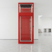 Pièces d'ascenseur modernes, porte à double battant, surface miroir polie, ouverture silencieuse et fluide, porte de villa de luxe, métal précis et sans joint