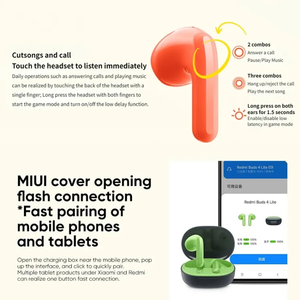 Nouveau <span class=keywords><strong>pour</strong></span> Xiaomi Redmi Buds 4 Lite Youth écouteurs sans fil version TWS écouteurs sans fil intra-auriculaires écouteurs casques - Product Image 3