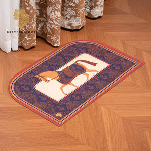 Tapis de <span class=keywords><strong>porte</strong></span> motifs animaux pour entrée de maison, tapis de bain et de sol antidérapant de luxe, tapis géométrique moderne pour entrée de maison, tapis de luxe - Product Image 1