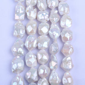 Nuevo Producto de Zhuji, Perlas Sueltas de Agua Dulce Naturales de 15-20 mm, Partículas de Diamante y Perlas Barrocas Irregulares de Colores - Product Image 1