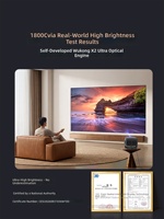 Projecteur OBE R3 Ultra HD 1800CVIA Home Cinema 1080P HD 2.1 canaux Garantie 2 ans Gaming Cinéma Salon
