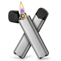 Nouveauté, briquet électronique jetable de bonne qualité, stylo AreoX couleur argent, briquet à cigarettes, batterie au lithium 320 mAh