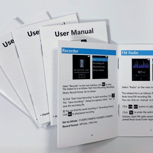 Nhà máy trực tiếp nhà sản xuất Hướng dẫn sử dụng hướng dẫn điện tử hướng dẫn tập sách nghệ thuật giấy màu trang in offset hoàn hảo RÀNG BUỘC - Product Image 5