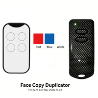 Télécommande sans fil YET2228 RF 4 boutons, copie TAU, télécommande 433 MHz pour portail et porte