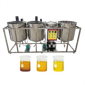 Máquina Automática de Refinación de Aceite de Almendras de Acero Inoxidable, Planta Industrial de Molienda de Aceite con Capacidad de 3-6 kg/h - Product Image 1