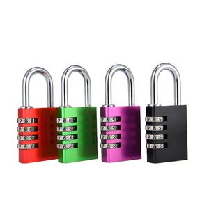 <span class=keywords><strong>Cadenas</strong></span> <span class=keywords><strong>à</strong></span> bagages <span class=keywords><strong>à</strong></span> verrouillage par mot de passe <span class=keywords><strong>à</strong></span> usage intensif <span class=keywords><strong>à</strong></span> 4 chiffres avec logo personnalisé et 4 codes Serrure <span class=keywords><strong>à</strong></span> combinaison en aluminium massif pour clôture Porte de salle de sport - Product Image 2