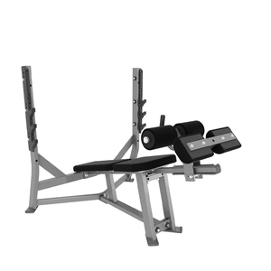 <span class=keywords><strong>Banc</strong></span> de musculation professionnel robuste à inclinaison fixe <span class=keywords><strong>avec</strong></span> support pour les jambes, équipement de musculation pour press d'abdominaux et de pectoraux - Product Image 2