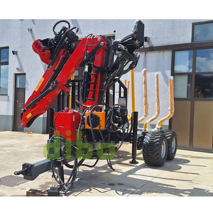 Remolque de carga de troncos, un poste en venta, con salida 1002, retroexcavadora para <span class=keywords><strong>Sal</strong></span> - Product Image 2