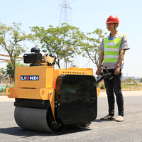 Compacteur routier mini à double tambour 600 kg, autoporté, pour la construction routière - Direct Usine