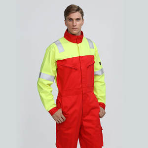 Overoles de Trabajo Ignífugos Hechos a Medida, 100% Algodón, Tallas L, XL, 2XL, para la Industria Petrolera, Química y Metalúrgica, Ropa de Seguridad - Product Image 2