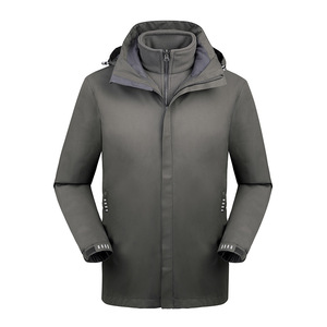 Unisex Three-in-one Breathable Waterproof Warm and Wear Resistant WinterJacket Men Outdoor <strong>Jacket</strong> Soft Clothing Quantity - Product Image 3
