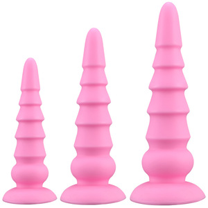 <span class=keywords><strong>Plug</strong></span> anal en forme de pyramide pointue, unisexe, en silicone souple, pour l'expansion des pores, masturbateur, outil sexuel pour adultes - Product Image 3