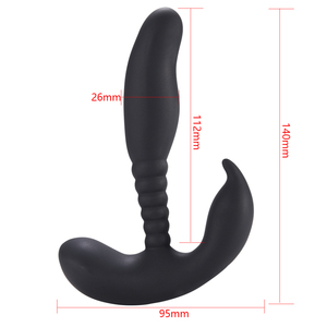 Stimulateur de prostate à double vibration rechargeable par USB, étanche, 10 modes puissants avec forme ergonomique - Product Image 6