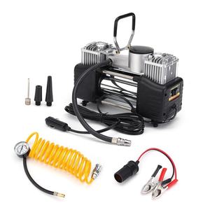 Compresor de Aire de Doble Cilindro de Metal Más Vendido en <span class=keywords><strong>2022</strong></span>, Compresor de Aire para Automóvil de 12 V CC, Inflador Digital para Motocicleta, Bomba para Neumáticos de Bicicleta - Product Image 4