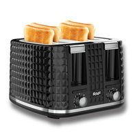 RAF neuer Toaster 4 Stück schneller und zeitsparender Karten-Slot 4-seitiges Backdesign niedrigster Preis Es verkauft sich wie heiße Kuchen