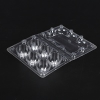 6 Cellules Oeufs De Caille En Plastique Plateau Carton Conteneurs à Bon Marché Prix PET