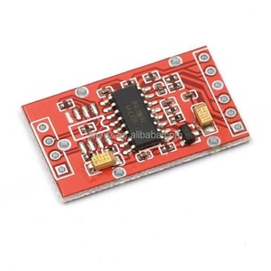 Module de mesure de force HX 711, capteur de pesage spécial, module AD, double canal, conversion analogique-numérique 24 bits, blindage de bande - Product Image 3
