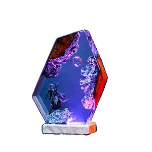 Lampe en résine Seigneur des Anneaux, scène 3D, veilleuse LED blanc chaud, décoration de table, cadeau pour la maison et la chambre - Product Image 5