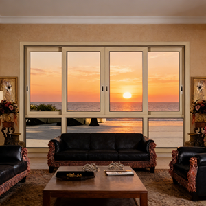 Fenêtre coulissante en alliage d'aluminium, solide, durable, étanche, insonorisée, anti-corrosion, chambre à coucher, verre double couche, haute qualité - Product Image 5