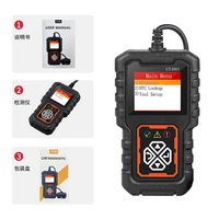 Escáner de Diagnóstico Automotriz CY3001, Herramienta de Detección de Motor con Lectura de Códigos OBD2, Elm327