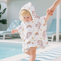 Serviette à capuche en microfibre OEM pour bébé, séchage rapide, douce et respirante, peignoir pour enfants pour piscine, plage et usage domestique