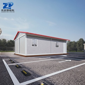 Maison modulaire préfabriquée à <span class=keywords><strong>un</strong></span> étage en conteneur, installation rapide, maison en acier <span class=keywords><strong>pour</strong></span> camping, bureau, habitation et utilisation sur chantier - Product Image 1