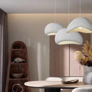 Lámpara de Techo Moderna Estilo Wabi-Sabi, Lámpara de Mesa de Comedor Retro Japonesa Vintage, Iluminación Decorativa para Dormitorio, Sala de Estar y Comedor - Product Image 4