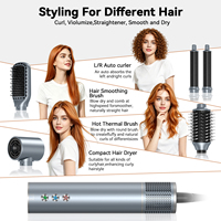 Styler capillaire 5 en 1, sèche-cheveux haute vitesse BLDC, brosse à air chaud professionnelle, lisseur et boucleur en une seule étape, multi-styler capillaire