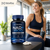 Capsules de NAD+ à étiquette privée OEM, nutrition cellulaire, bien-être quotidien, complément alimentaire, capsules rigides, 90 unités