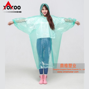 Impermeable de Bolsillo, Impermeable Desechable de PE para Adultos, Ropa Impermeable Universal para Senderismo y Viajes - Product Image 4