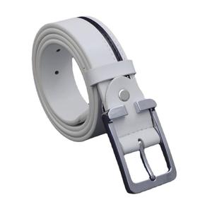 Cinturones de hebilla para hombre al por mayor, sin marca, de alta calidad, con correa de cuero genuino para jeans - Product Image 1