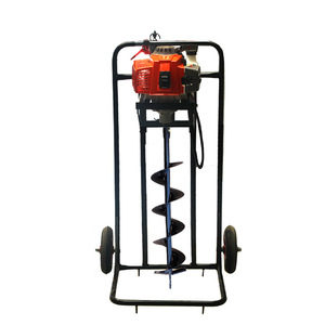 Perceuse à <span class=keywords><strong>tarière</strong></span> <span class=keywords><strong>manuelle</strong></span> puissante à pédale, type cadre, 48 positions, pour la plantation d'arbres fruitiers et le forage de sol agricole - Product Image 2