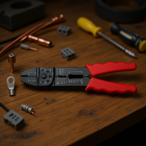 Alicates pelacables de 0.5 a 6 mm con función de crimpado para cableado eléctrico - Product Image 3