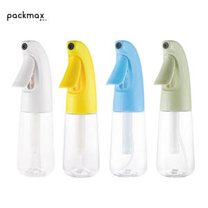 Bouteille en plastique PET rechargeable, écologique, biodégradable, recyclable, 200 ml, 300 ml, vaporisateur fin continu, poignée Flexiloop, pour la maison - Product Image 6