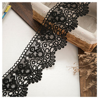 Vente chaude : Bordure en dentelle guipure brodée en polyester de qualité supérieure pour accessoires de vêtements et décoration