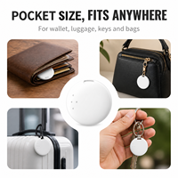 Traceur GPS intelligent double système pour clés, portefeuille, bagages – Localisateur intelligent anti-perte compatible Apple Find My et Android, chercheur de clés