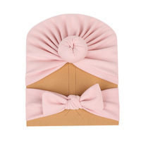 Mode nouvel arrivage accessoires pour enfants de haute qualité nœud en coton surdimensionné bébé Turban bandeau nœud