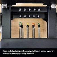 Machine de Pilates Reformer en alliage d'aluminium avec demi-tour, chariot à rail complet, ressorts codés par couleur, équipement de studio en gros, OEM