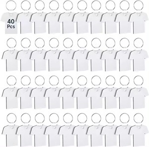 MDF Double-Sided Heat Transfer Football T-<strong>shirt</strong> Key Chains Sublimation Printable Blank Keychains Photo <strong>Frame</strong> - Product Image 3