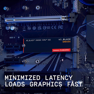 قرص صلب جديد أسود اللون بسعة 2 تيرابايت من نوع SN850X NVMe مع وحدة تخزين SSD مدمجة من فئة الألعاب Gen4 PCIe M.2 2280 SATA بسرعة قراءة وكتابة 7300 ميجابايت/ثانية وسرعة دوران 5400-7200 دورة في الدقيقة - Product Image 4