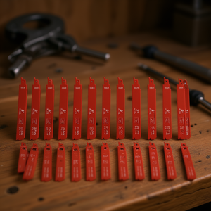 Juego de hojas de sierra recíprocas bimetálicas de 9 pulgadas y 14 TPI con vástago universal para corte de metal de grado industrial - Product Image 2