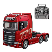 Nouveau modèle 2026 Huina 1501 Tracteur sous licence Scania 770S V8 1/18 RC, modèle de camion benne à plateau et semi-remorque télécommandé 2.4G