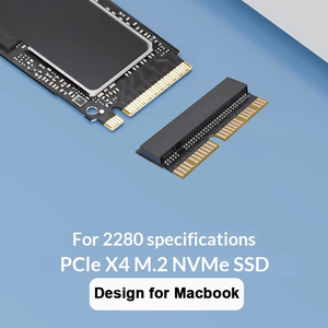 <span class=keywords><strong>Tarjeta</strong></span> Adaptadora <span class=keywords><strong>de</strong></span> NGFF a SSD M2 para NVMe PCIe M.2 para Macbook Air Pro 2013 2014 2015 A1465 A1466 A1502 A1398, Convertidor PCIEx4 - Product Image 2