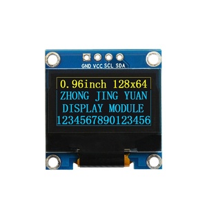 โมดูลจอแสดงผล OLED ขาวดำขนาด 0.96 นิ้ว 128x64 พร้อมไดรเวอร์ SSD1306 อินเทอร์เฟซ IIC หน้าจอ OLED พร้อมแผงวงจร PCBA - Product Image 3