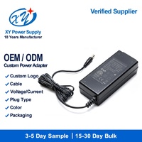 Adaptateur secteur 60W 24V 2.5A 12V 5A OEM ODM Prise multi-pays pour ordinateur de bureau ETL CE Vietnam